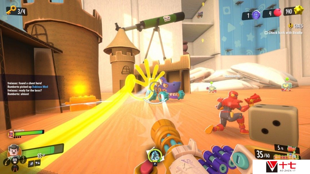 射击游戏《积木爆射英雄》Steam页面 发售日待定