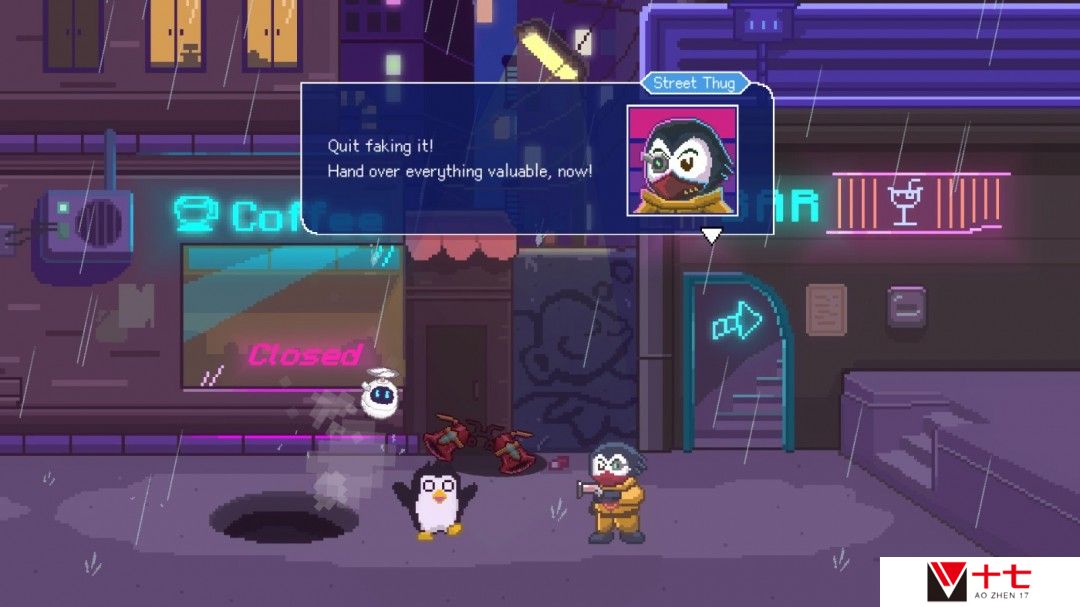 2D飞行动作游戏《火箭企鹅》Steam页面 2025年发售