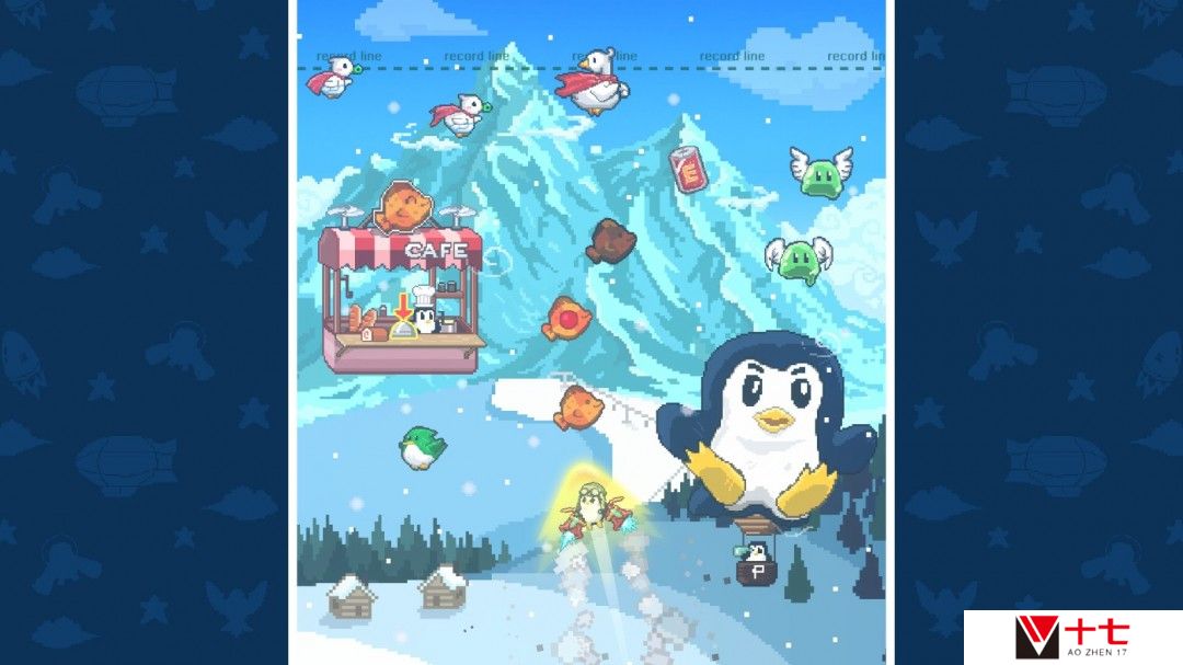 2D飞行动作游戏《火箭企鹅》Steam页面 2025年发售