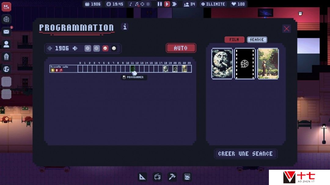 像素风影院管理游戏《Cinema Theater Tycoon》Steam页面 发售日待定