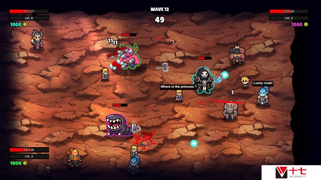竞技场Roguelike游戏《Noobs Are Coming》Steam页面开放 明年发售