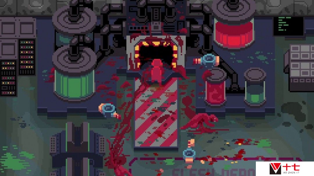 俯视角射击塔防游戏《Obliterator-X》Steam页面 内发售